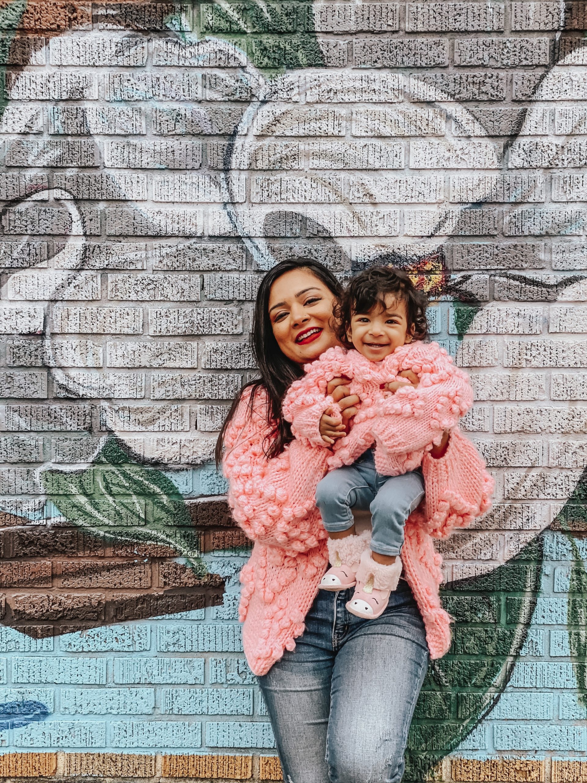The Magnolia Days - Mommy and Me Look : Pink Cardi - The Magnolia Days